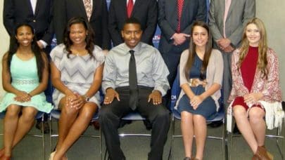 group photo of mmrbh lawyers with scholarship winners 2016