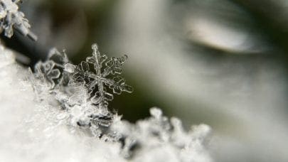 snowflake photo for the effects of winter on personal injury blog